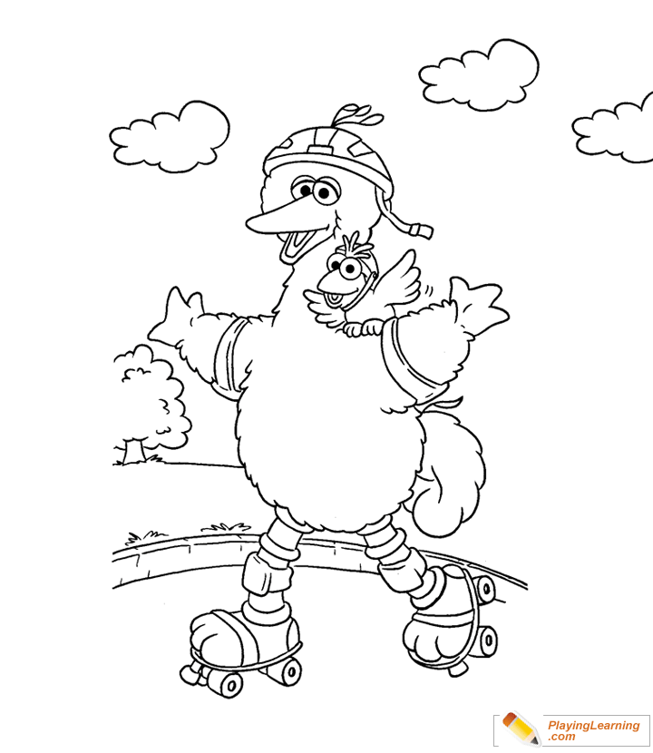 Big Bird Coloring Page 