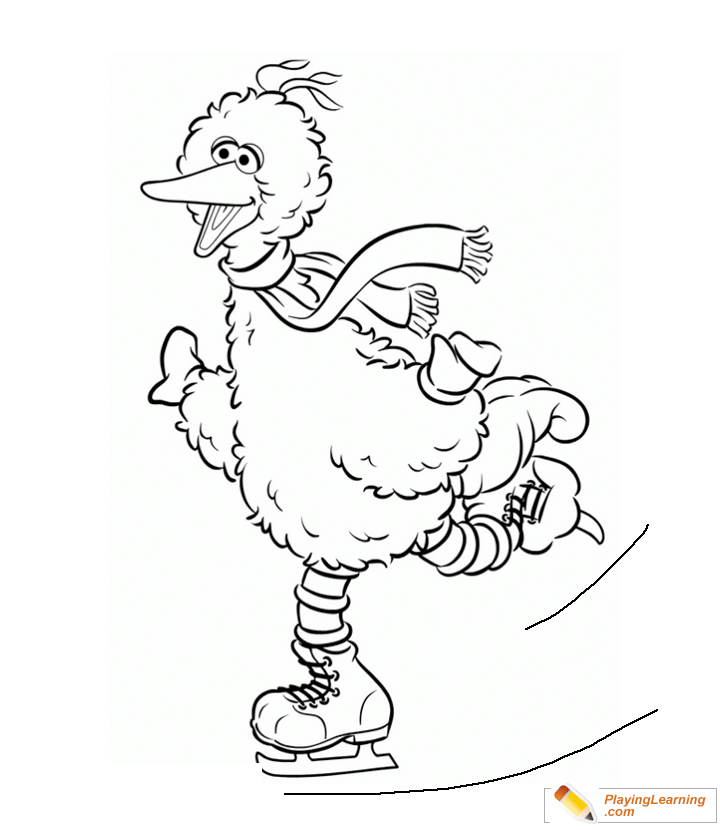 Big Bird Coloring Page 