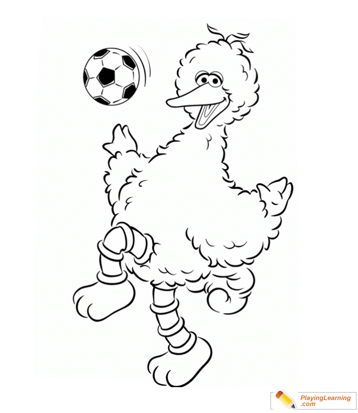 Big Bird Coloring Page 