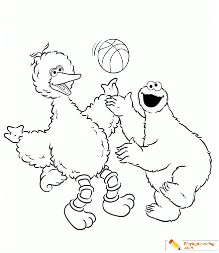 Big Bird Coloring Page 