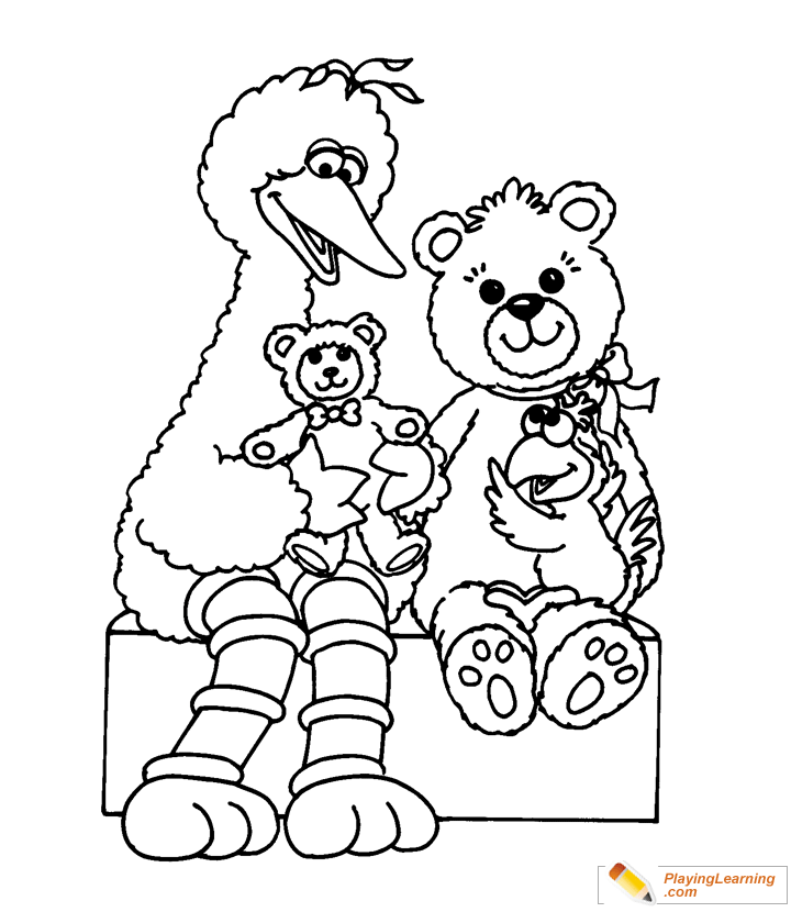 Big Bird Coloring Page 