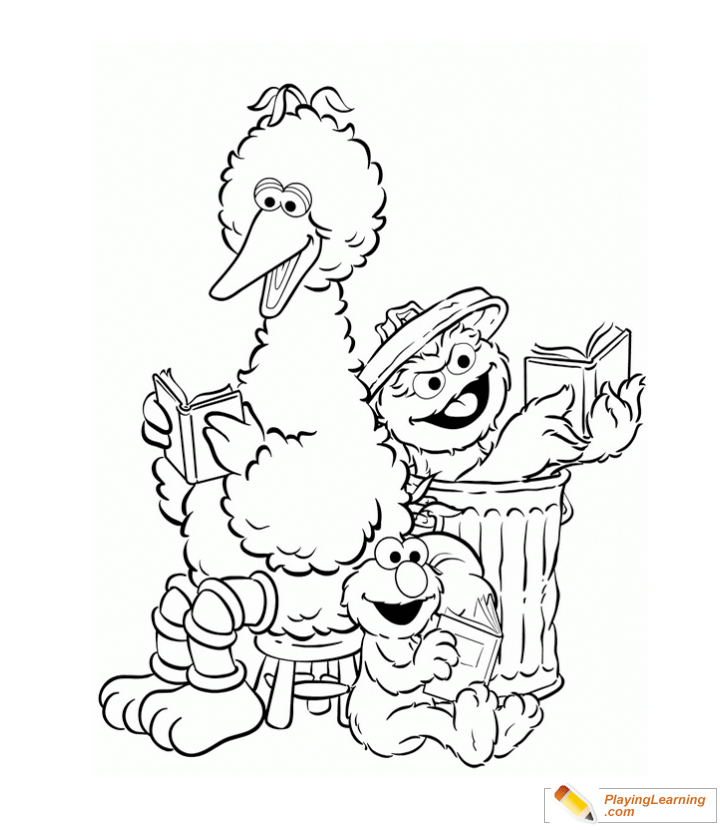 Big Bird Coloring Page 