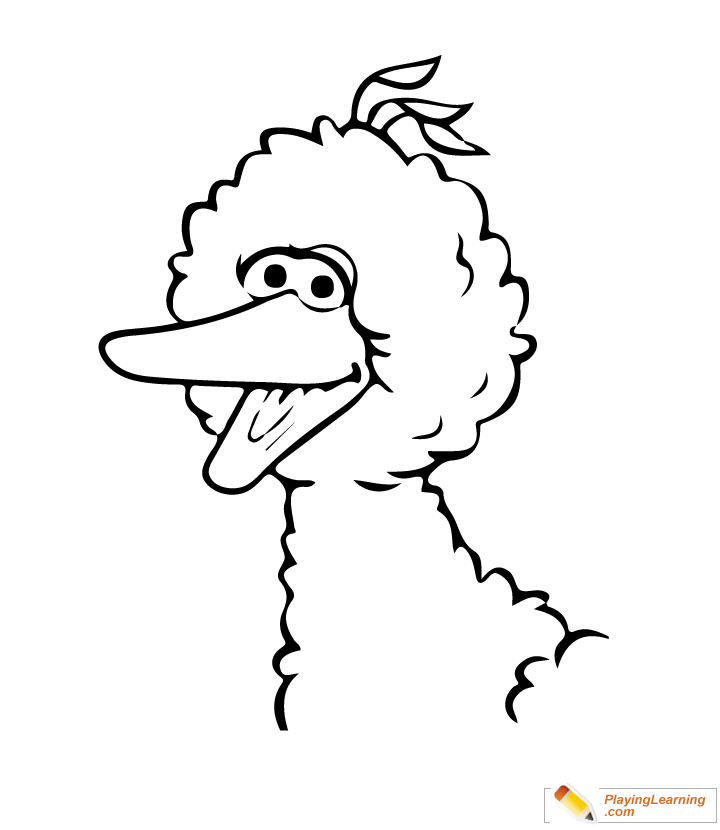 Big Bird Coloring Page 