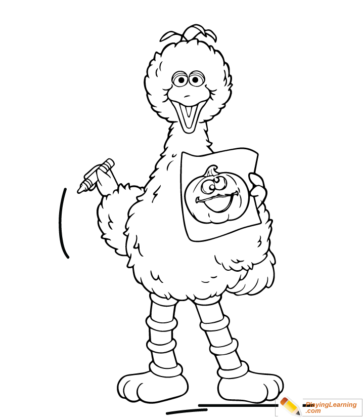 Big Bird Coloring Page 