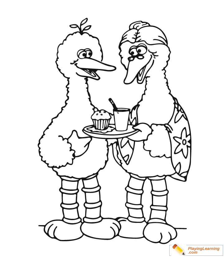 Big Bird Coloring Page 