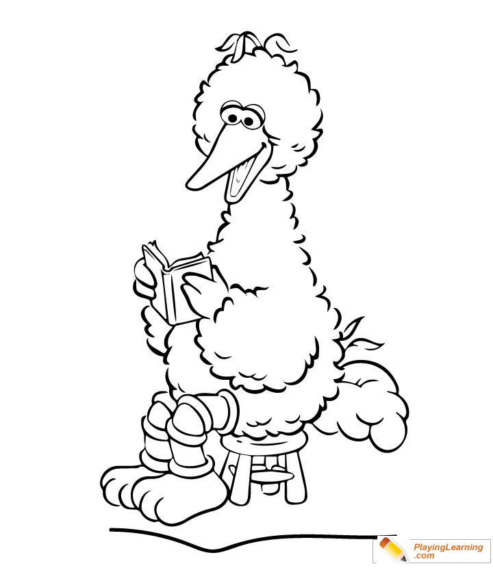 Big Bird Coloring Page 