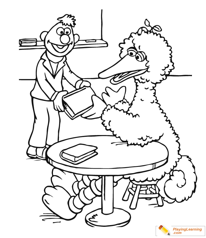 Big Bird Coloring Page 