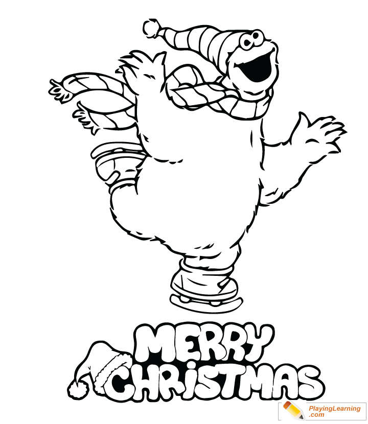 Cookie Monster Coloring Page 