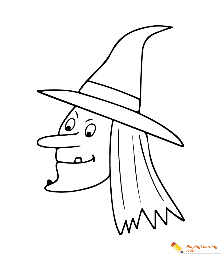 Easy Halloween Coloring Page 