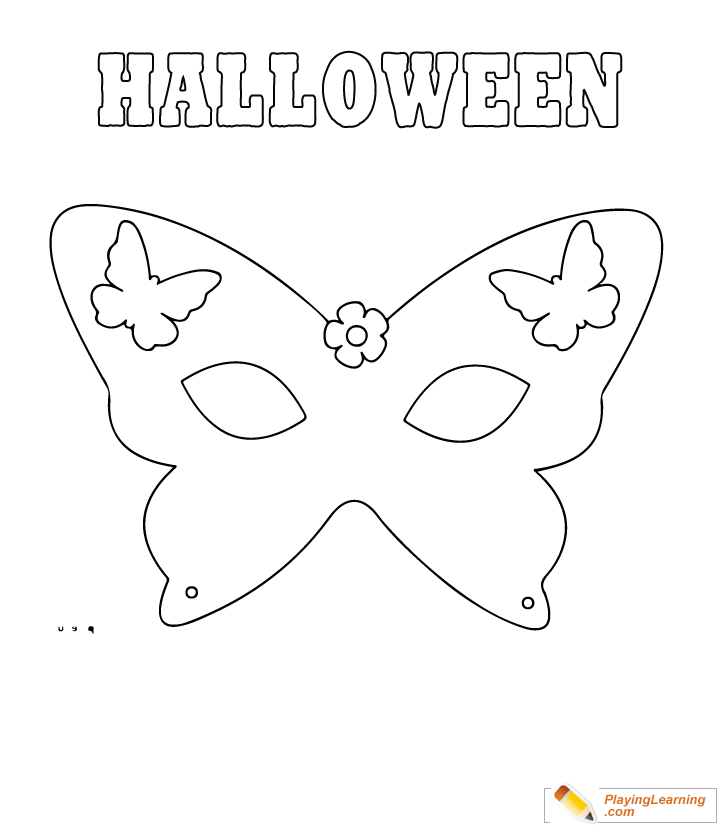 Easy Halloween Coloring Page 