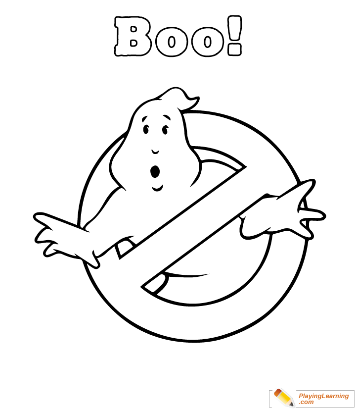 Easy Halloween Coloring Page 