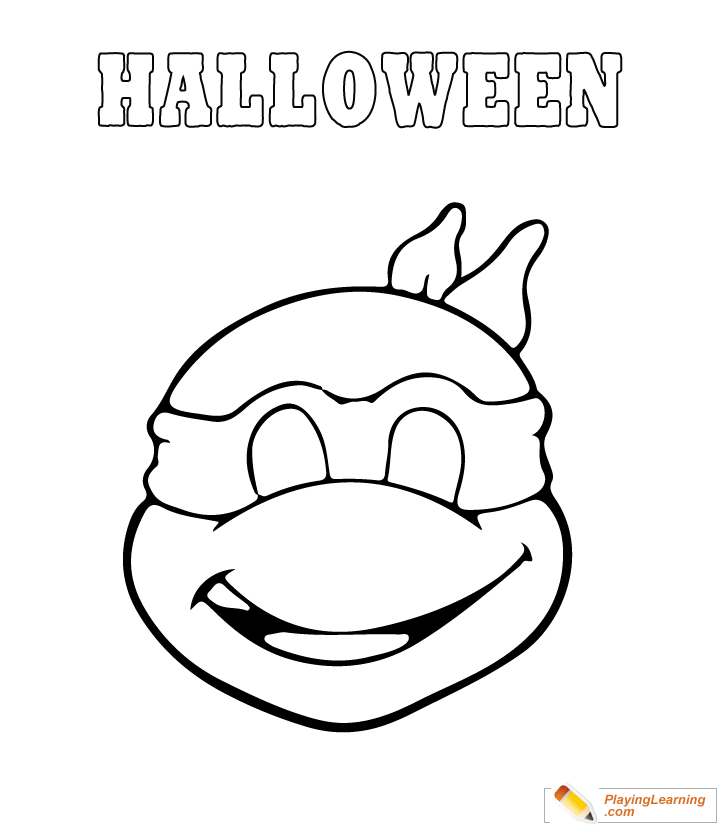 Easy Halloween Coloring Page 