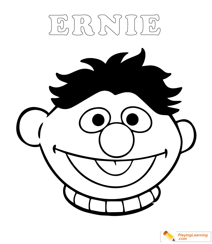 Easy Sesame Street Coloring Page 