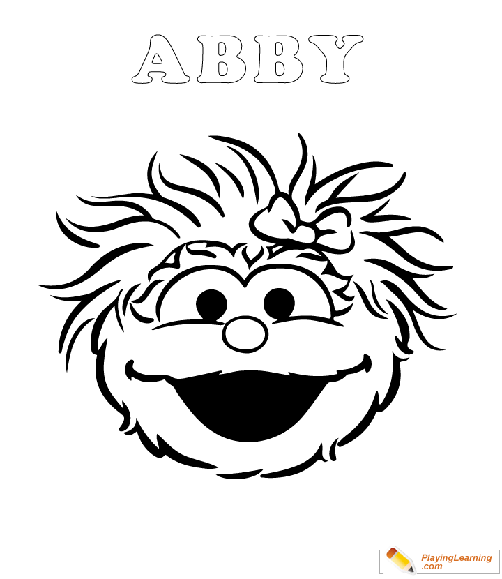 Easy Sesame Street Coloring Page 