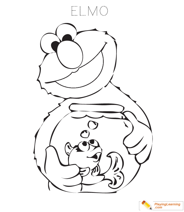 Elmo Coloring Page 