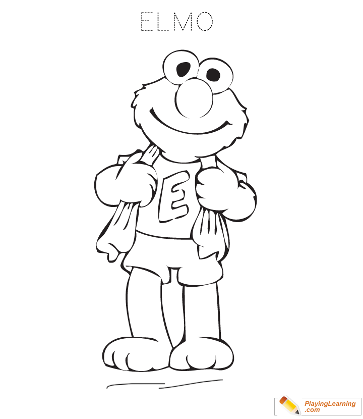 Elmo Coloring Page 