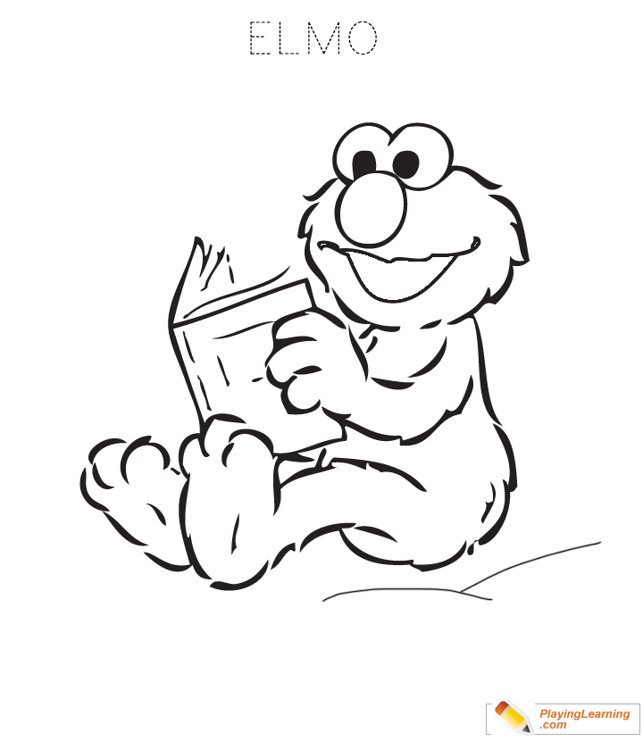 Elmo Coloring Page 