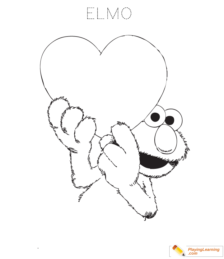 Elmo Coloring Page 