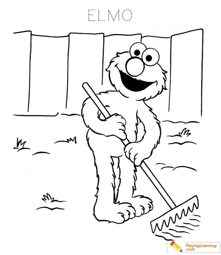 Elmo Coloring Page 