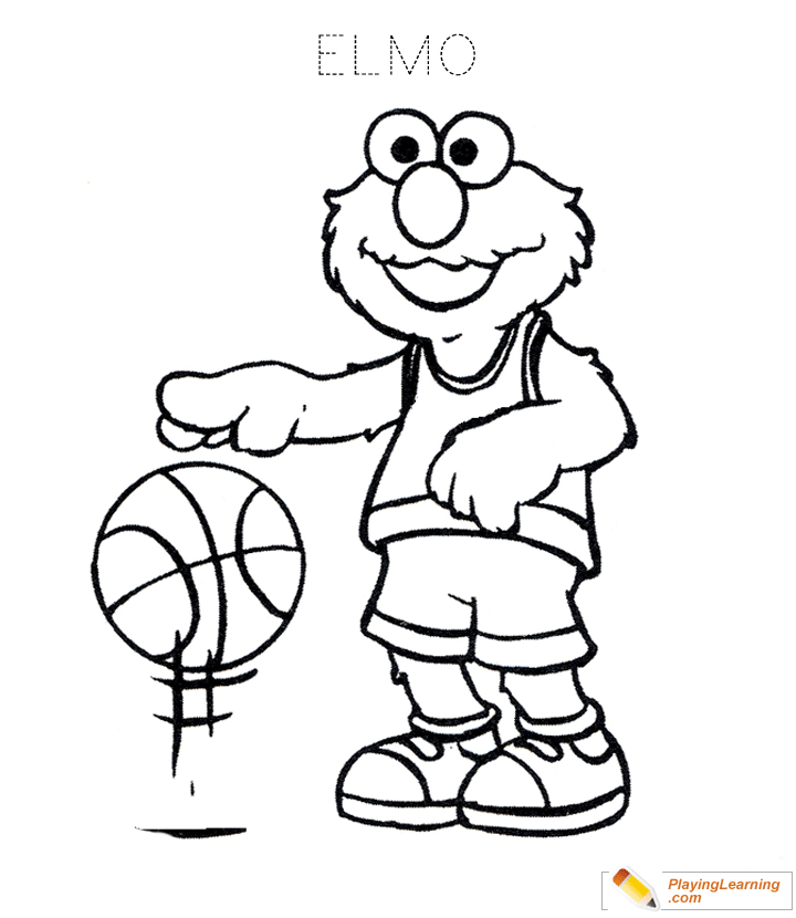 Elmo Coloring Page 