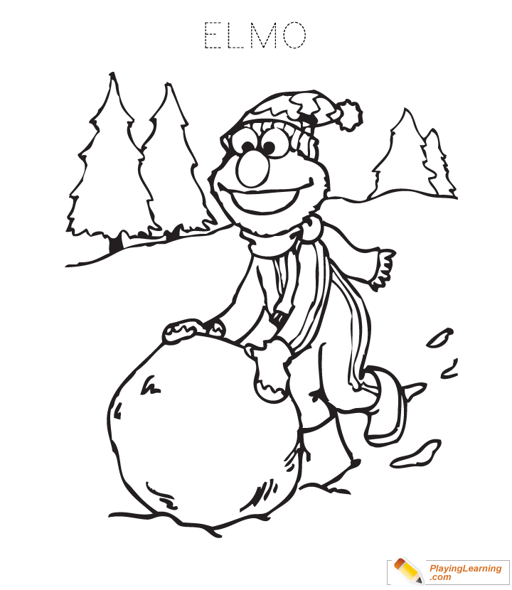 Elmo Coloring Page 