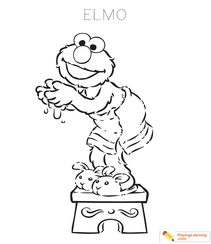 Elmo Coloring Page 