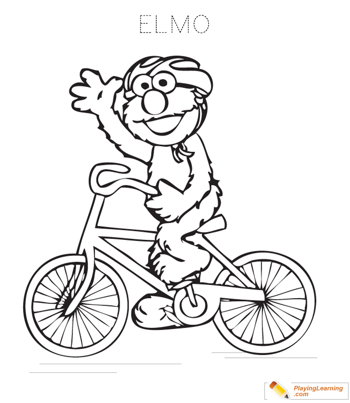 Elmo Coloring Page 