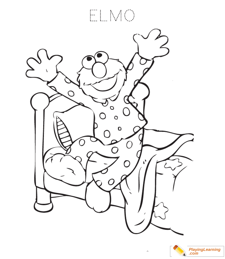 Elmo Coloring Page 