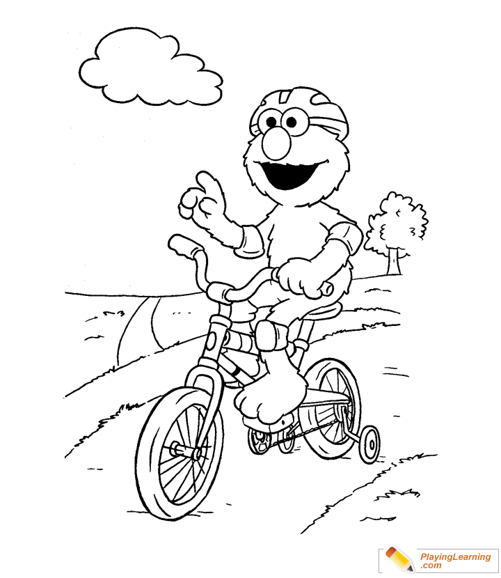 Elmo Coloring Page 