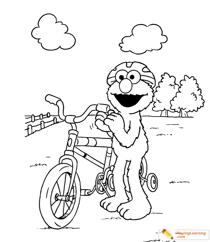 Elmo Coloring Page 