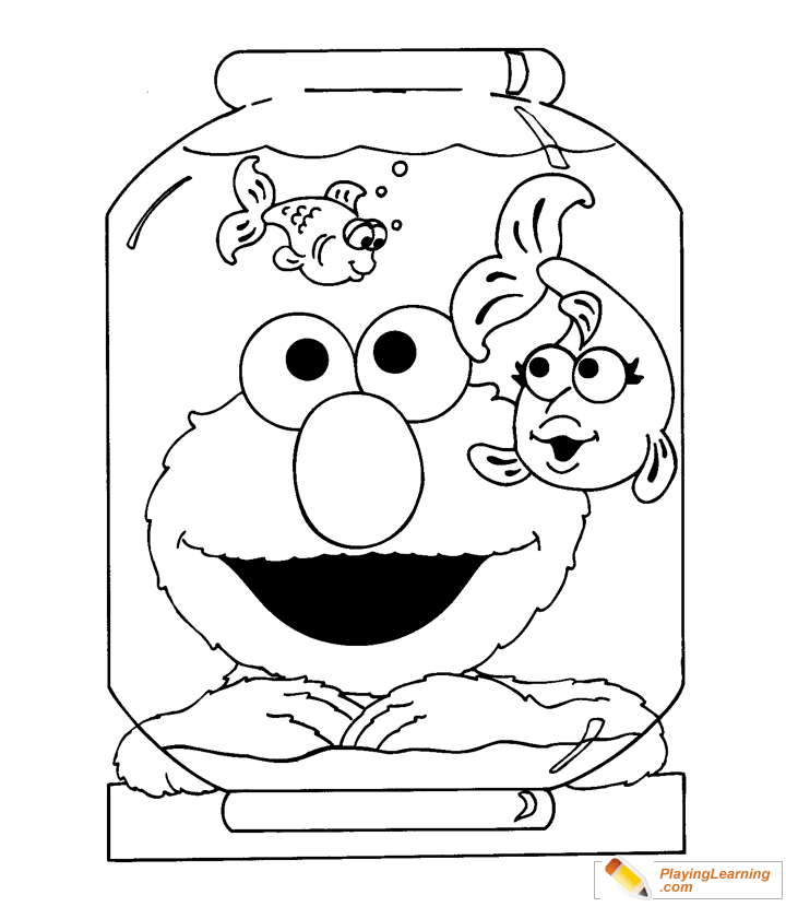 Elmo Coloring Page 