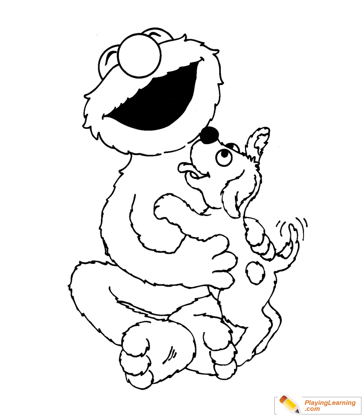 Elmo Coloring Page 