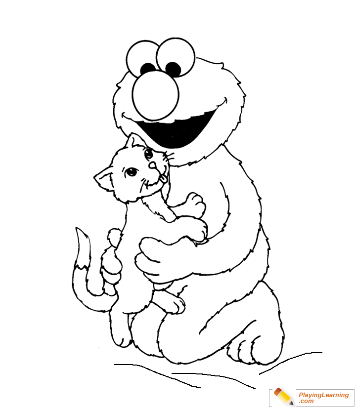 Elmo Coloring Page 