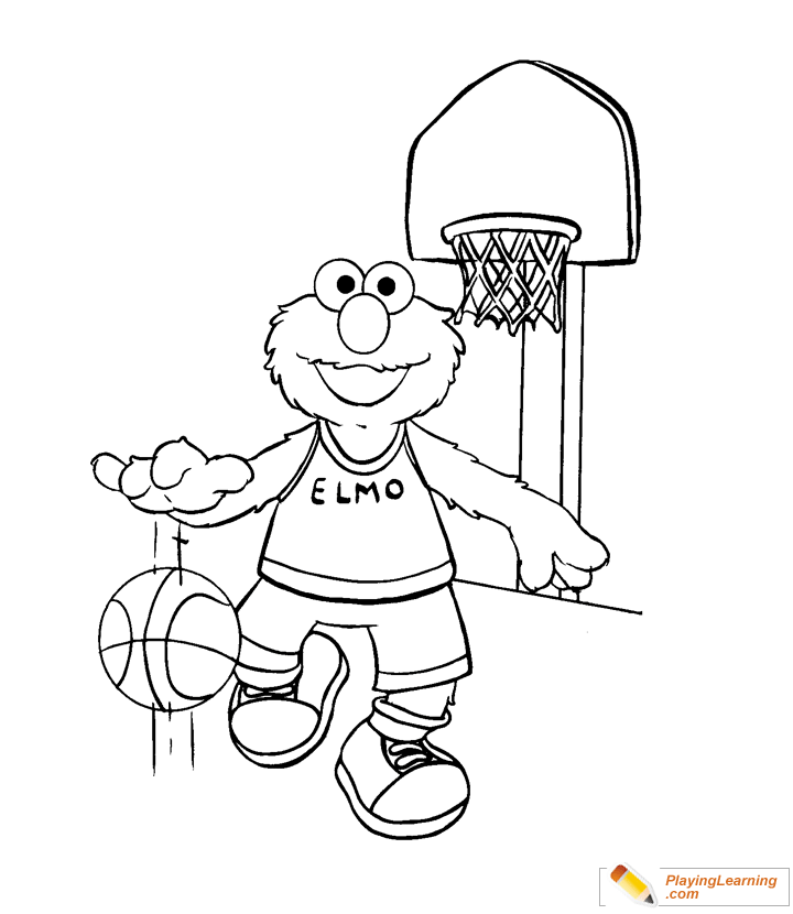 Elmo Coloring Page 