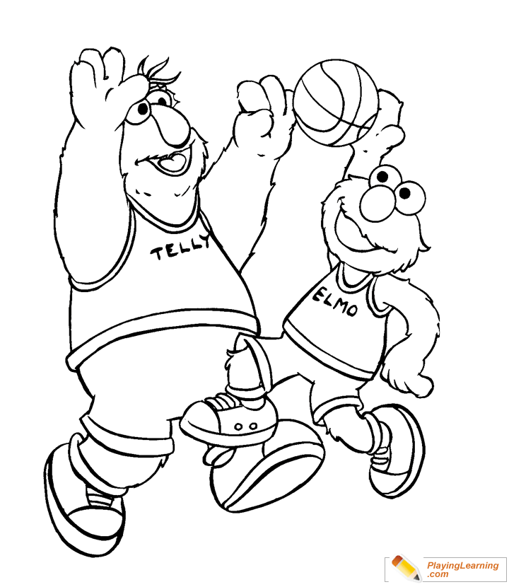 Elmo Coloring Page 