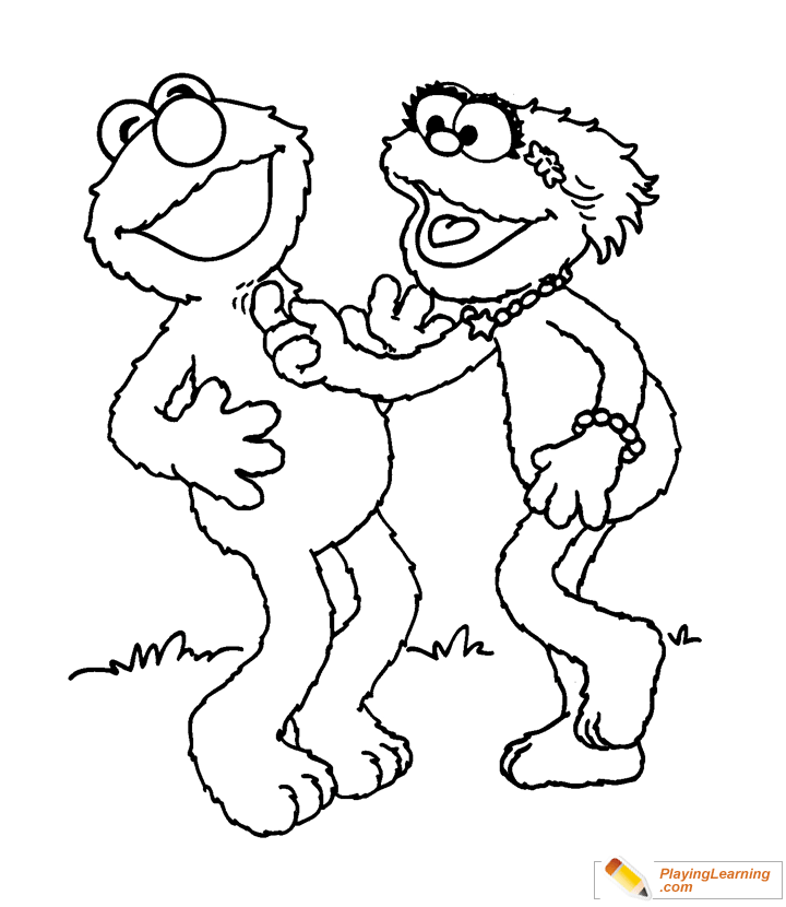 Elmo Coloring Page 