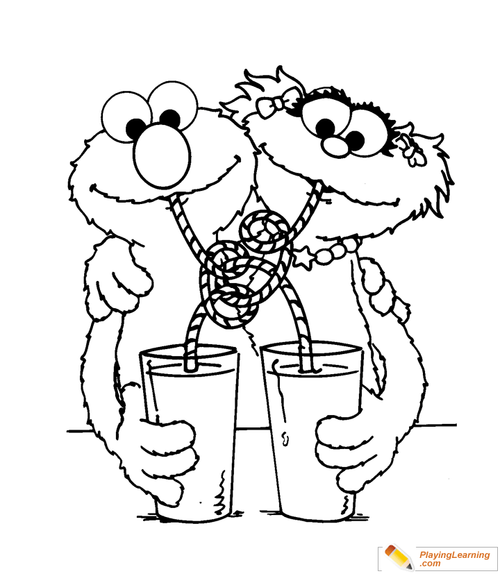 Elmo Coloring Page 