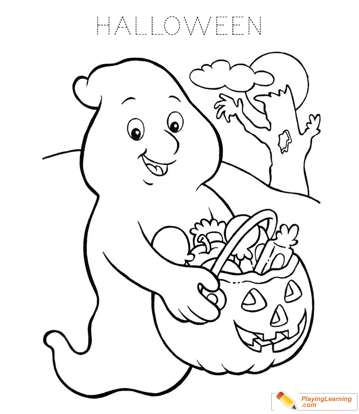 Halloween Coloring Page 