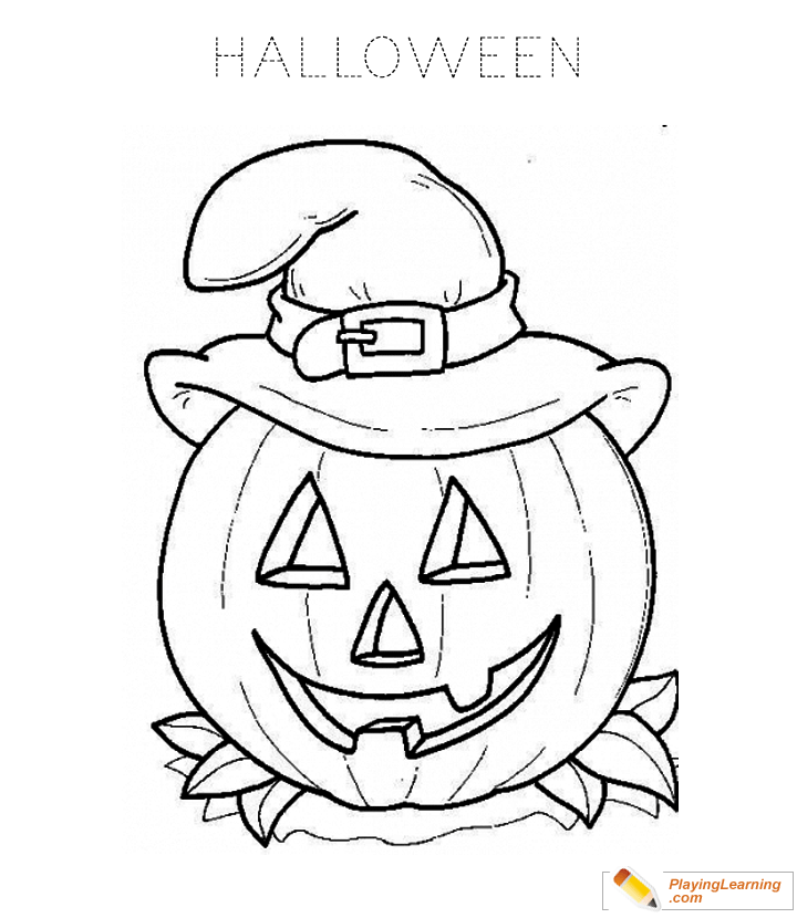 Halloween Coloring Page 