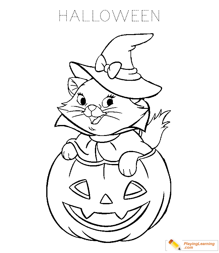 Halloween Coloring Page 