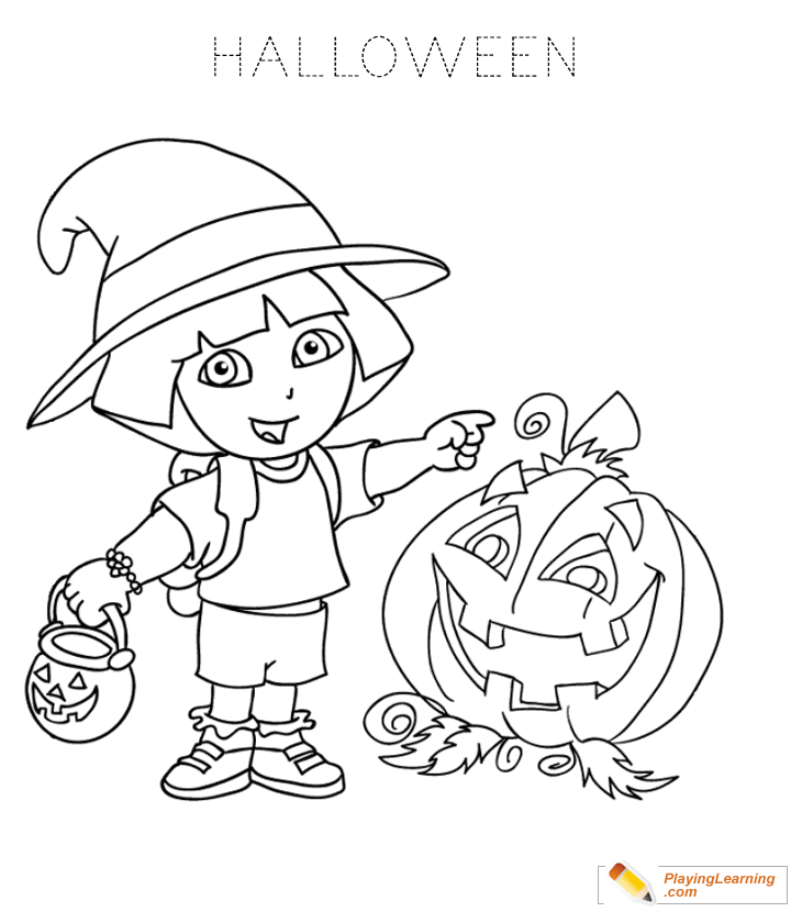 Halloween Coloring Page 