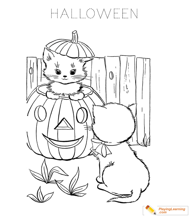 Halloween Coloring Page 