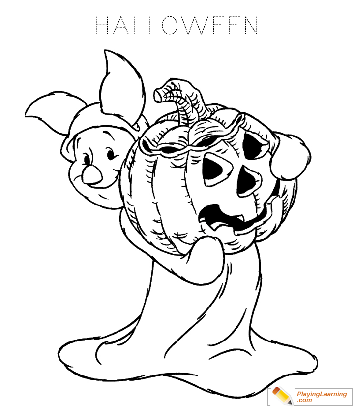 Halloween Coloring Page 