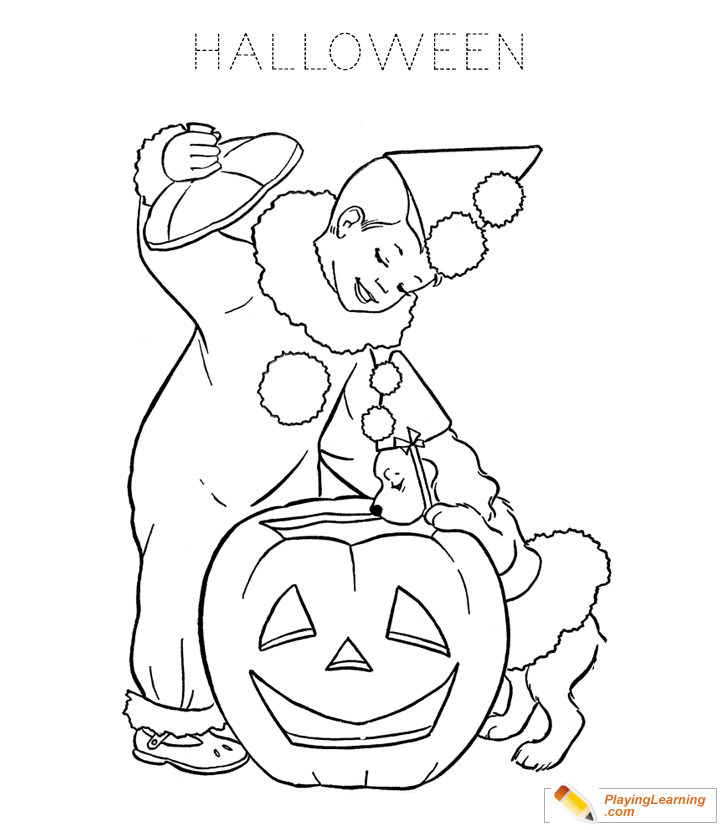 Halloween Coloring Page 