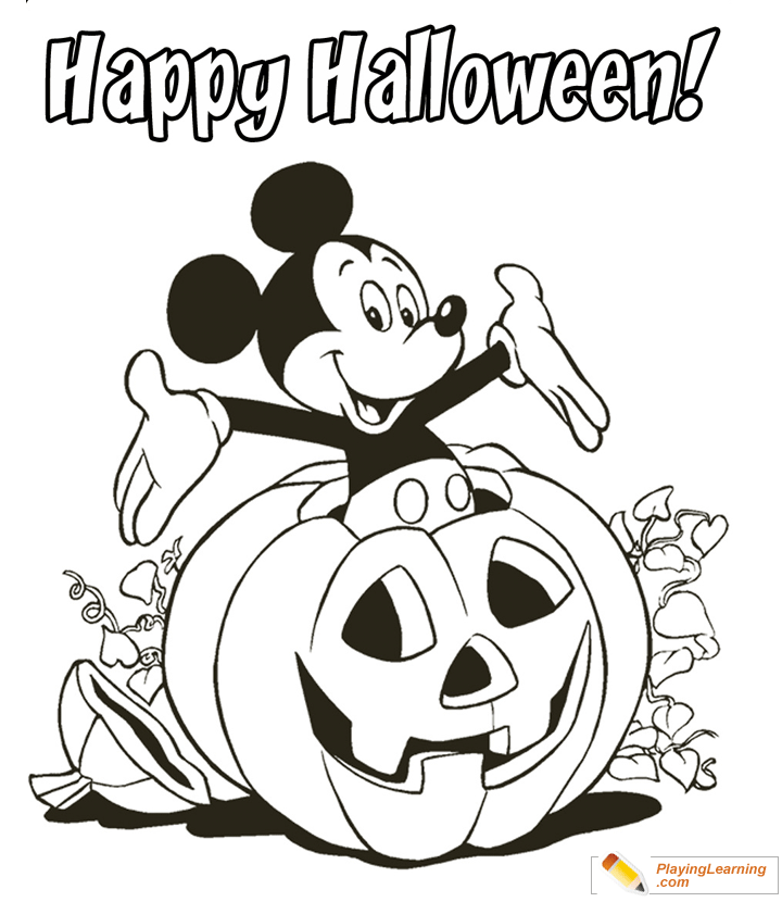 Halloween Coloring Page 