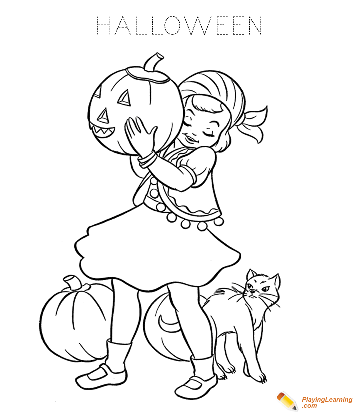 Halloween Coloring Page 