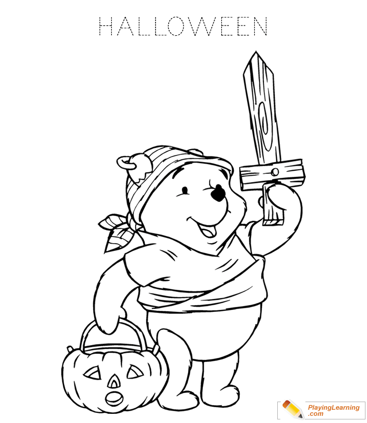 Halloween Coloring Page 