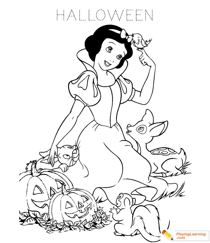 Halloween Coloring Page 