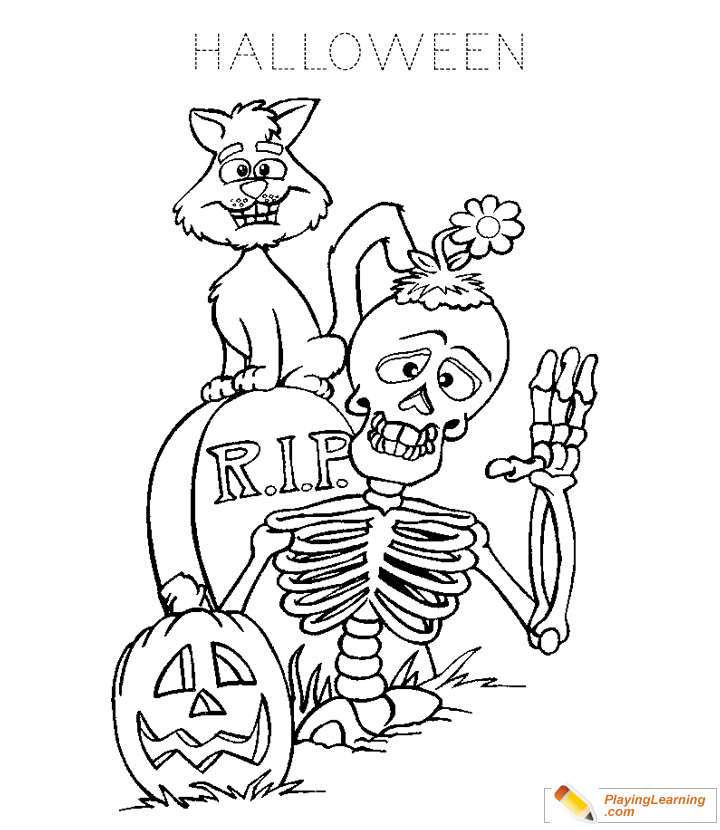 Halloween Coloring Page 