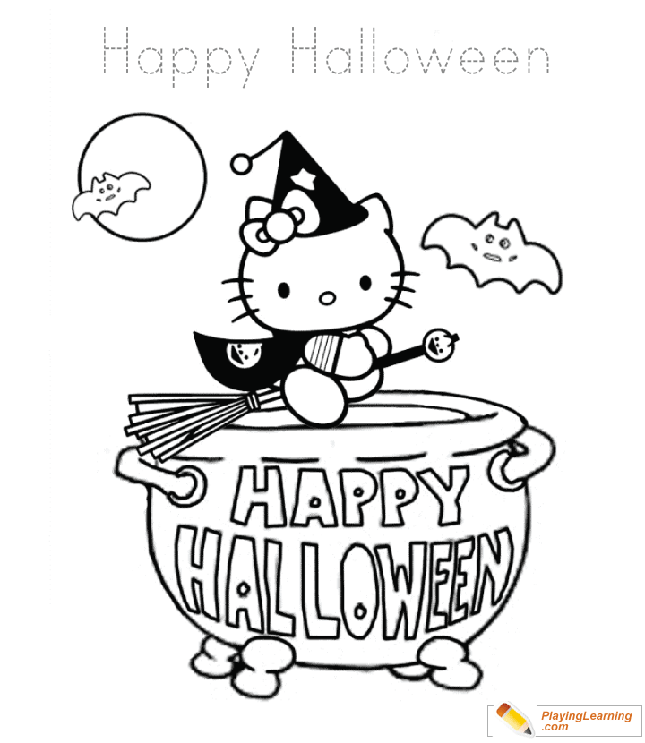 Halloween Coloring Page 